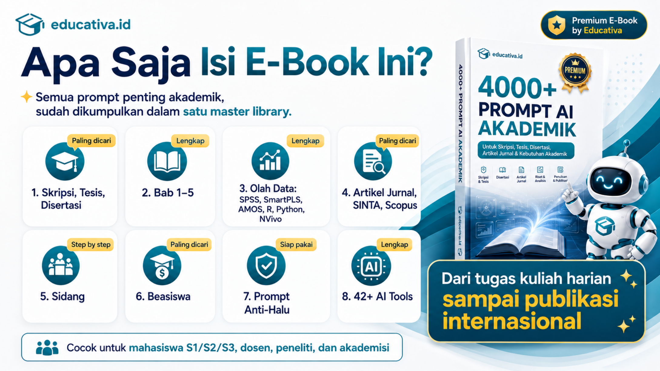 Daftar Isi Ebook Prompt AI Akademik