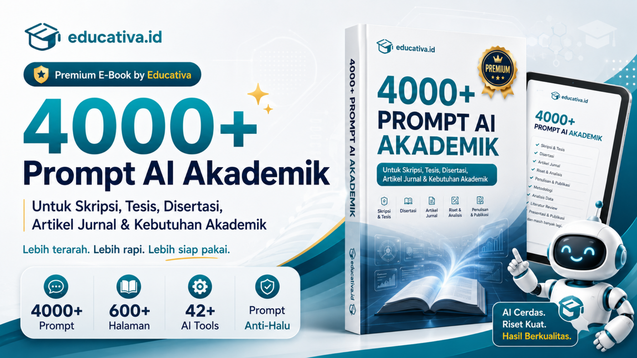 4000+ Prompt AI Akademik E-Book Preview