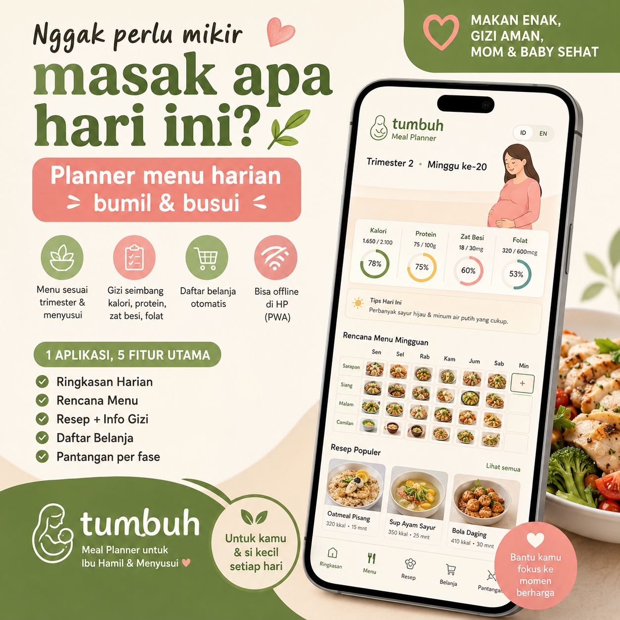 Tumbuh Meal Planner