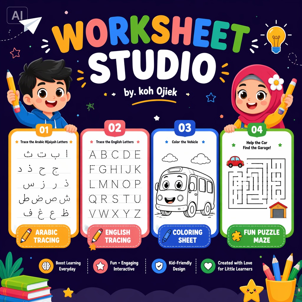 Worksheet Studio Flyer
