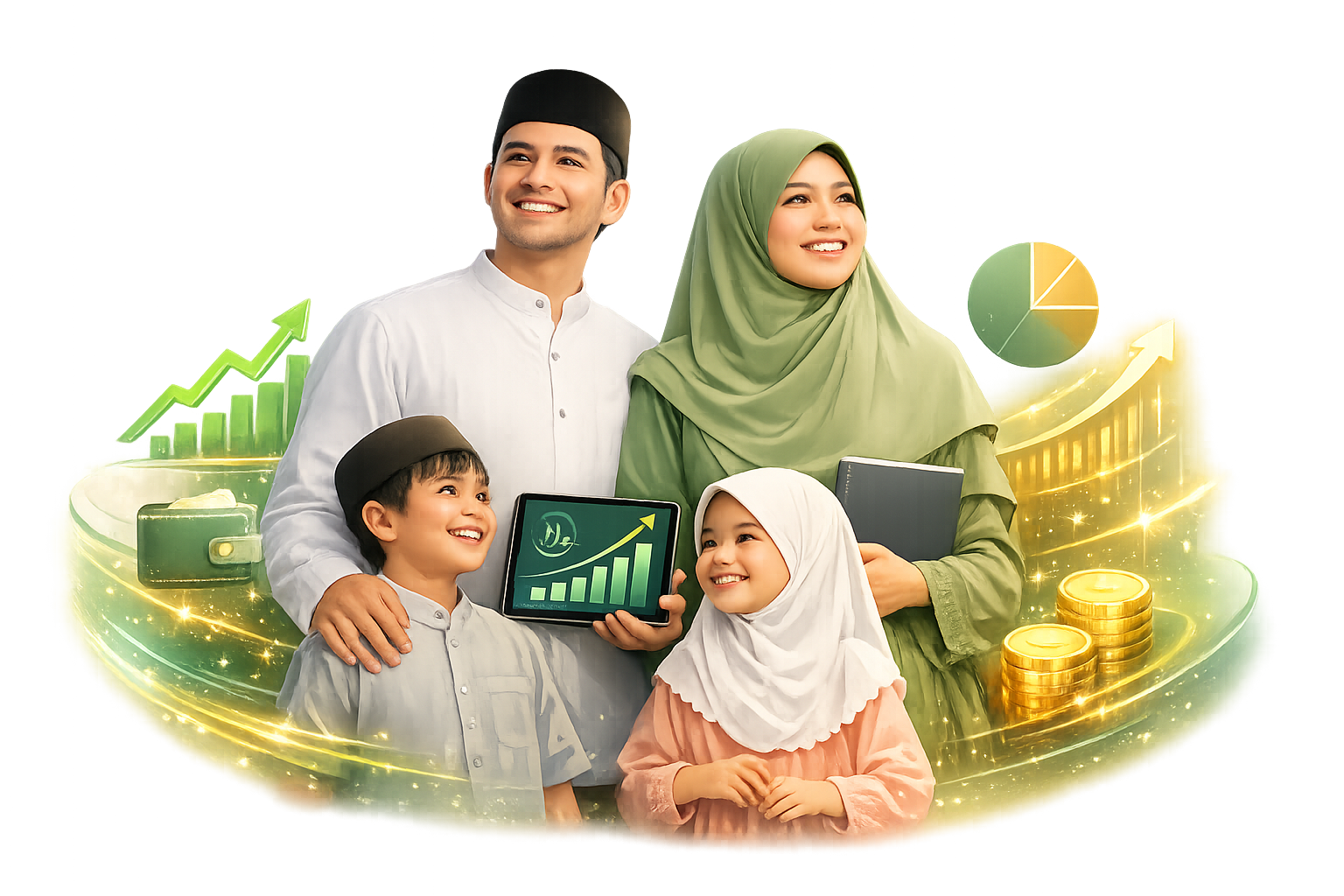 Modern Muslim Family